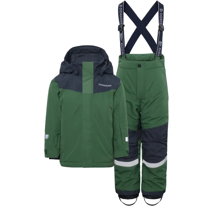 Didriksons Didriksons Skare Set Kids Pine Green
