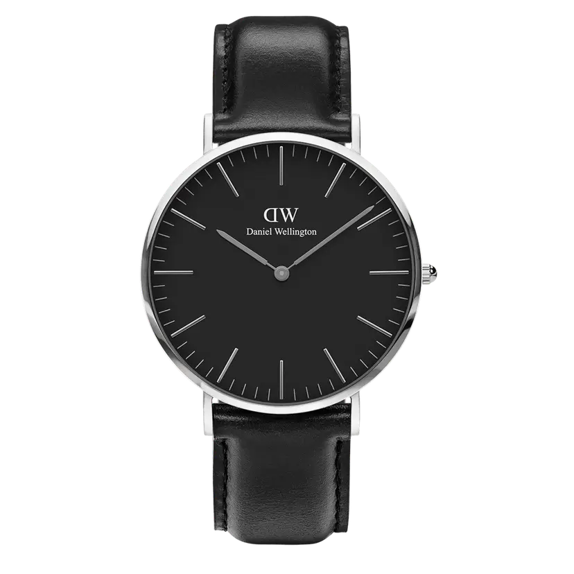 Daniel Wellington Silver 36mm Watch Classic Sheffield Black | DW