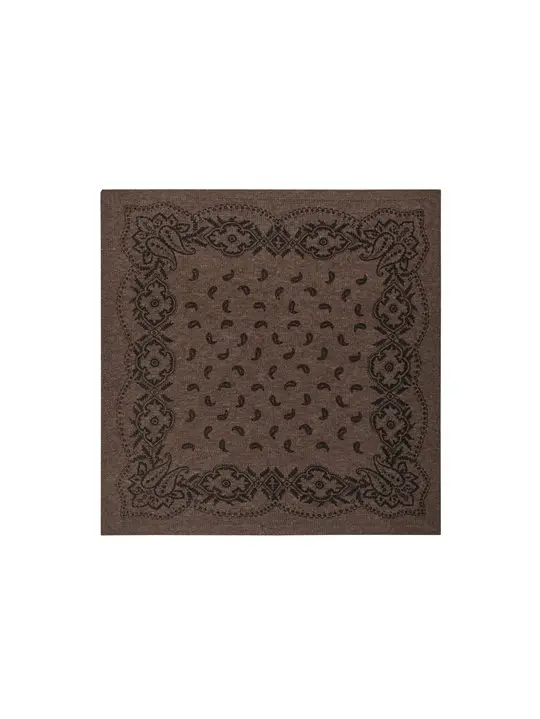 Neo Noir Neo Noir -Adelina Paisley Knit Scarf - Brown