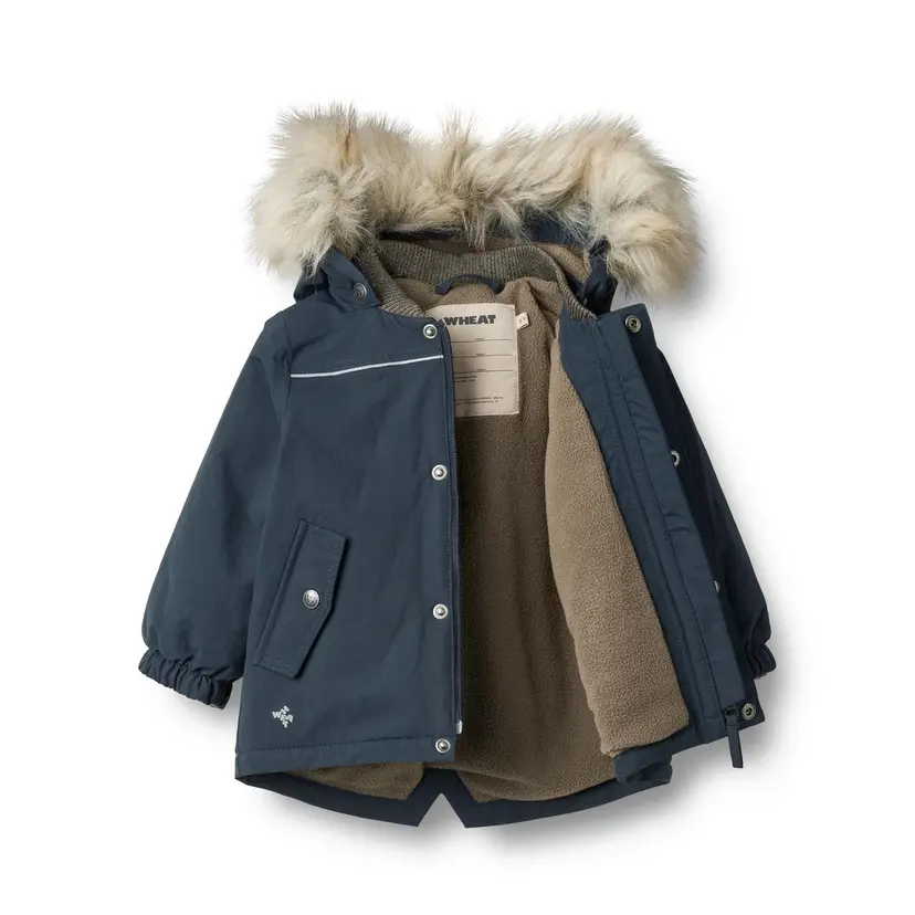 Wheat Wheat Baby Vinterjakke Kasper Tech Dark Blue (80 / 1 år)