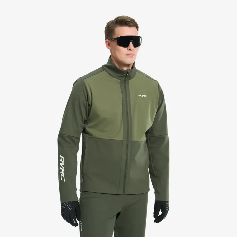 RevolutionRace Perform Softshell Jacket Herre Kambaba Green/Kalamata