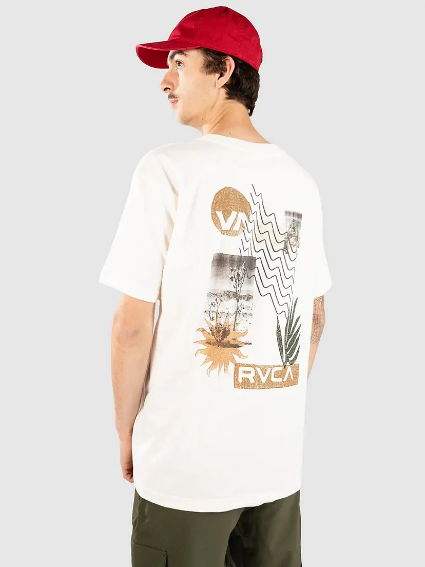 RVCA RVCA Desertscape T-skjorte hvit