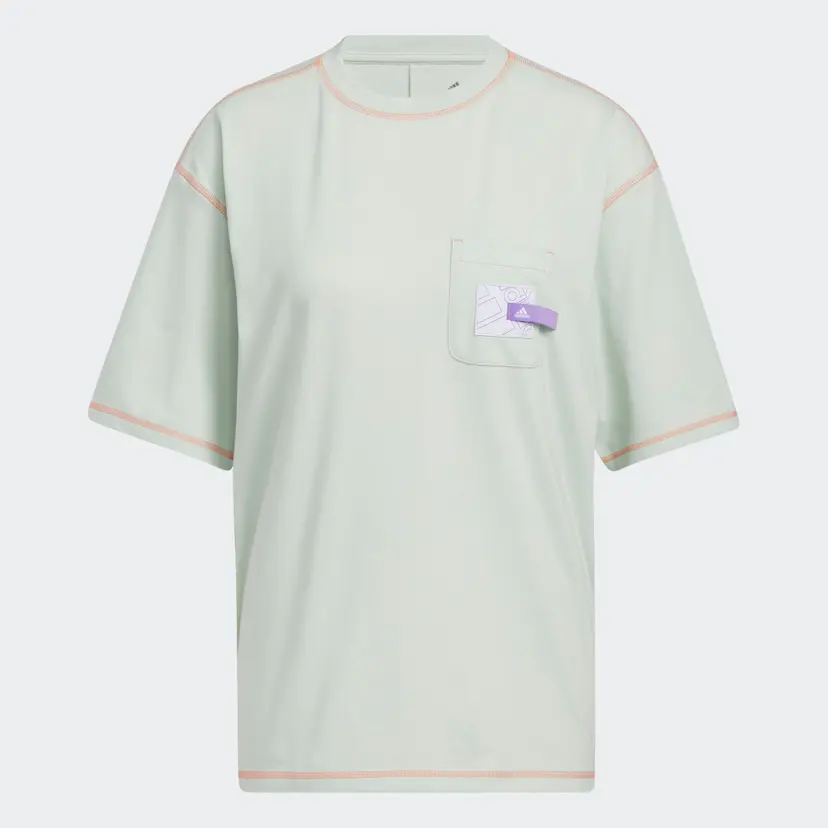 Adidas Sport Statement Boyfriend Pocket T-Shirt