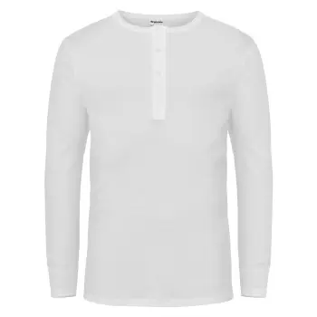 Resteröds Resteröds Organic Cotton Grandpa Long Sleeve Hvit økologisk bomull Small Herre