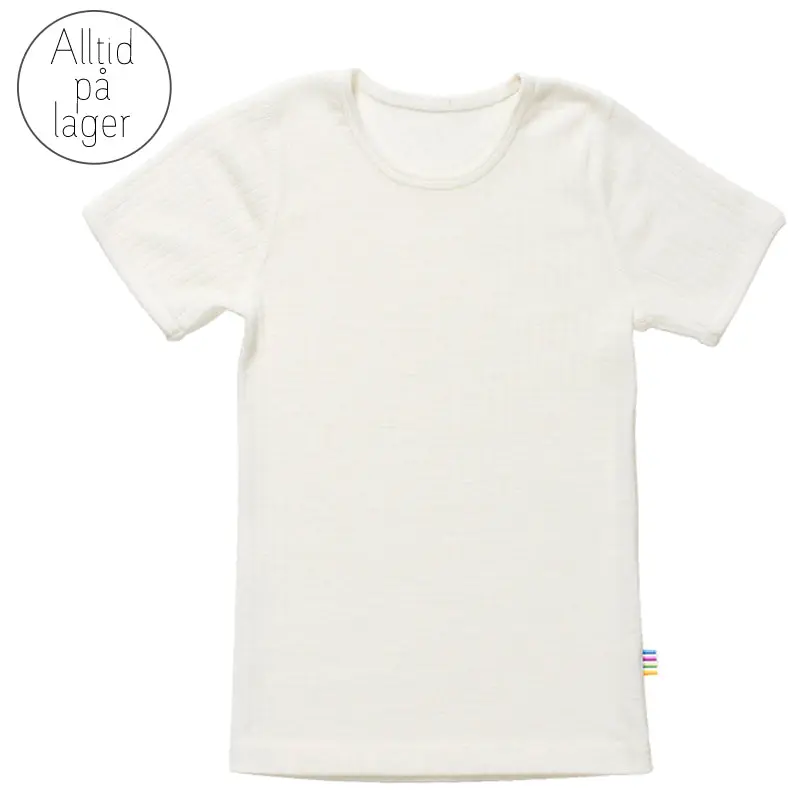 Joha T-skjorte i merinoull Off-white