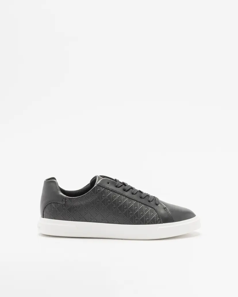 Calvin Klein Calvin Klein Low Pro Cups Lace Up Lth Aop Black Sneakers