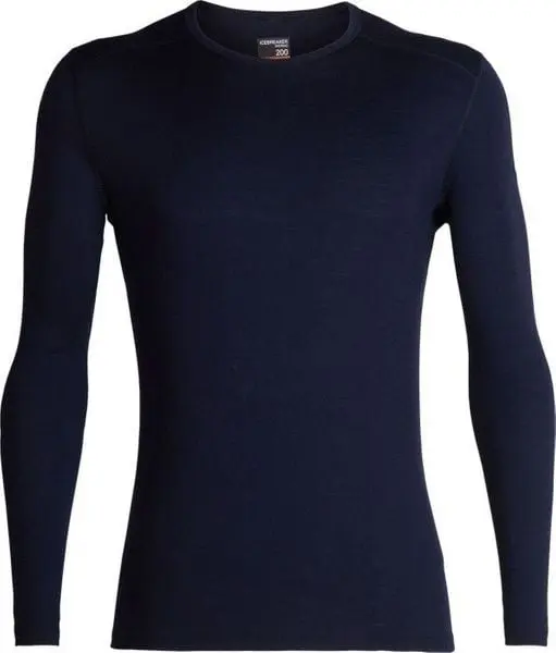 Icebreaker Icebreaker M's Oasis LS Crewe 200 Midnight Navy