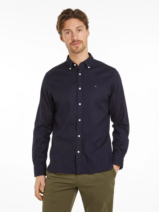 Tommy Hilfiger FLEX BRUSHED SOLID RF SHIRT