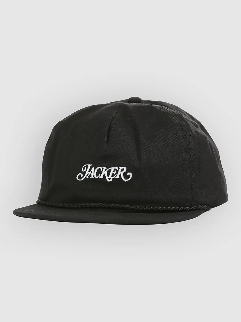 Jacker Jacker Classic Snapback 5 Panel Caps svart