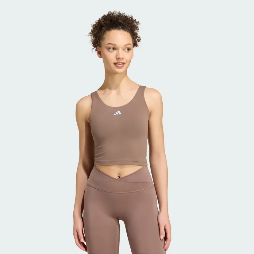 Adidas 3 Stripes Studio All Me Light Support Tanktopp