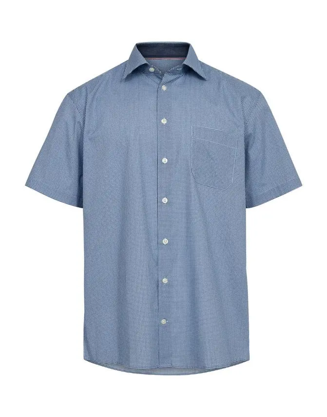 Black Blue Shirt s/s regular fit