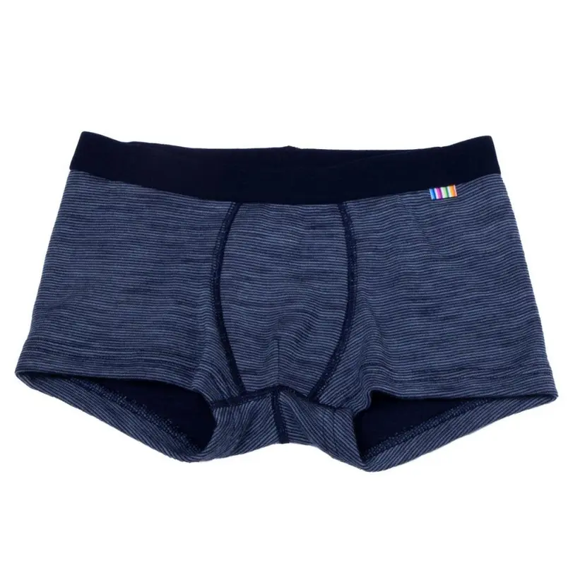 Joha Joha - Boxershorts i Ull Basic Blå Melert