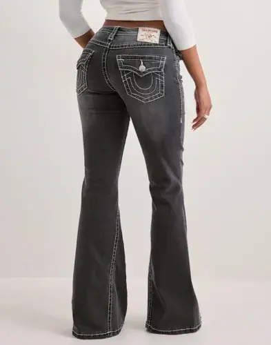 True Religion True Religion - Grå - Twisted Mr Ultra Flared Big T