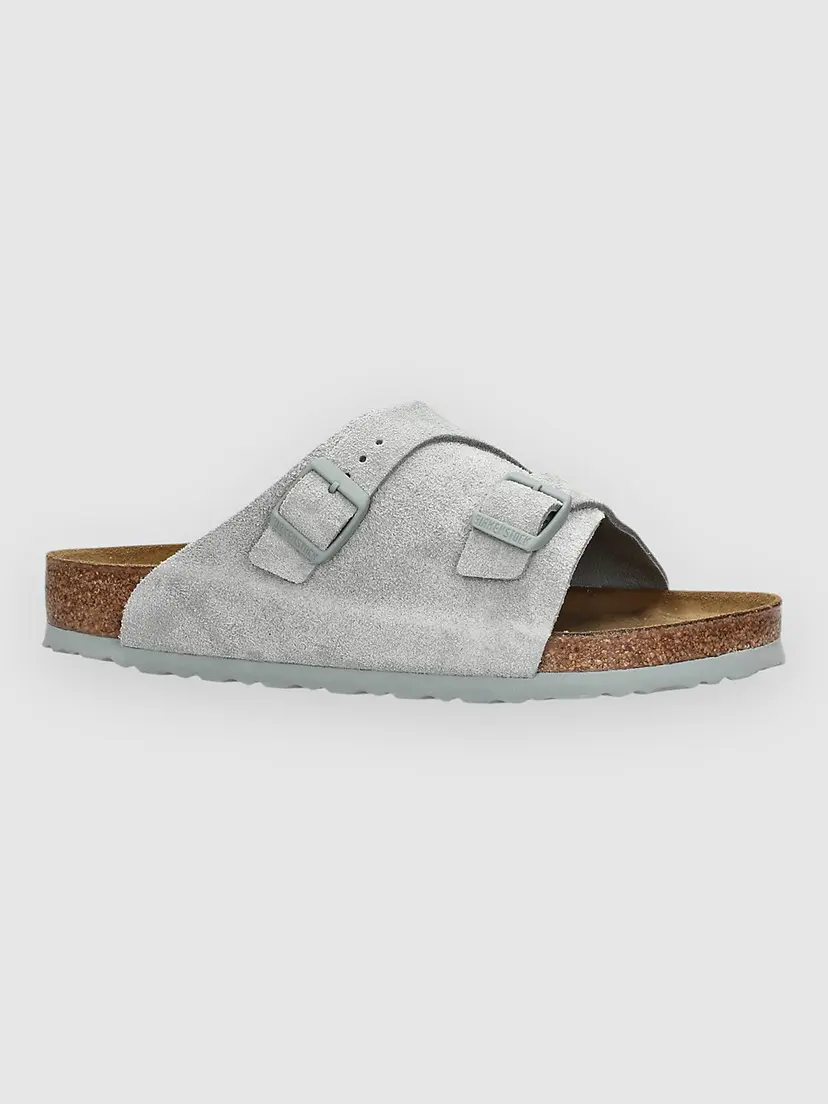 Birkenstock Birkenstock Zürich Suede Leather Sandaler grå