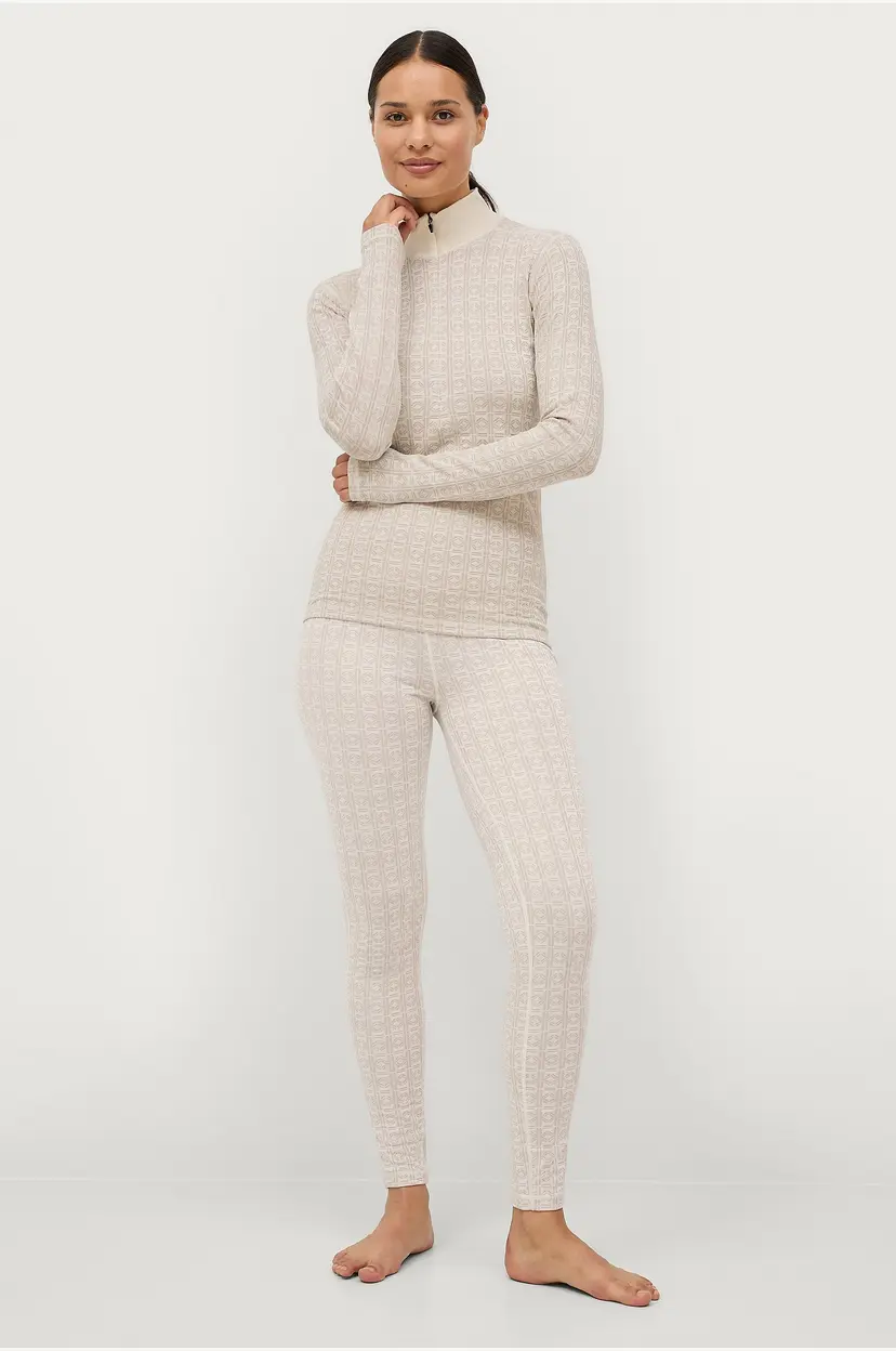 Áhkká Termounderbukser Gold Underwear Pants - Natur