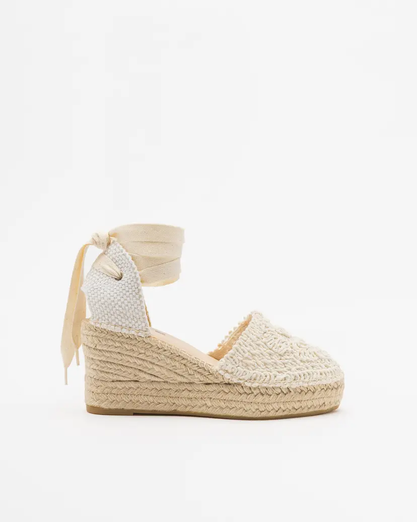 PROF PROF YUNE 33 White Wedge sandals