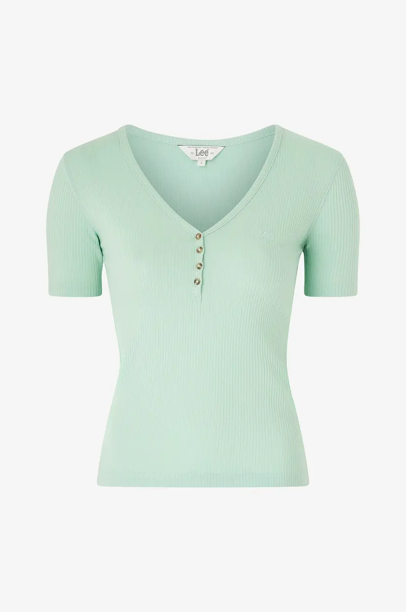 Lee Topp SS Henley - Grønn