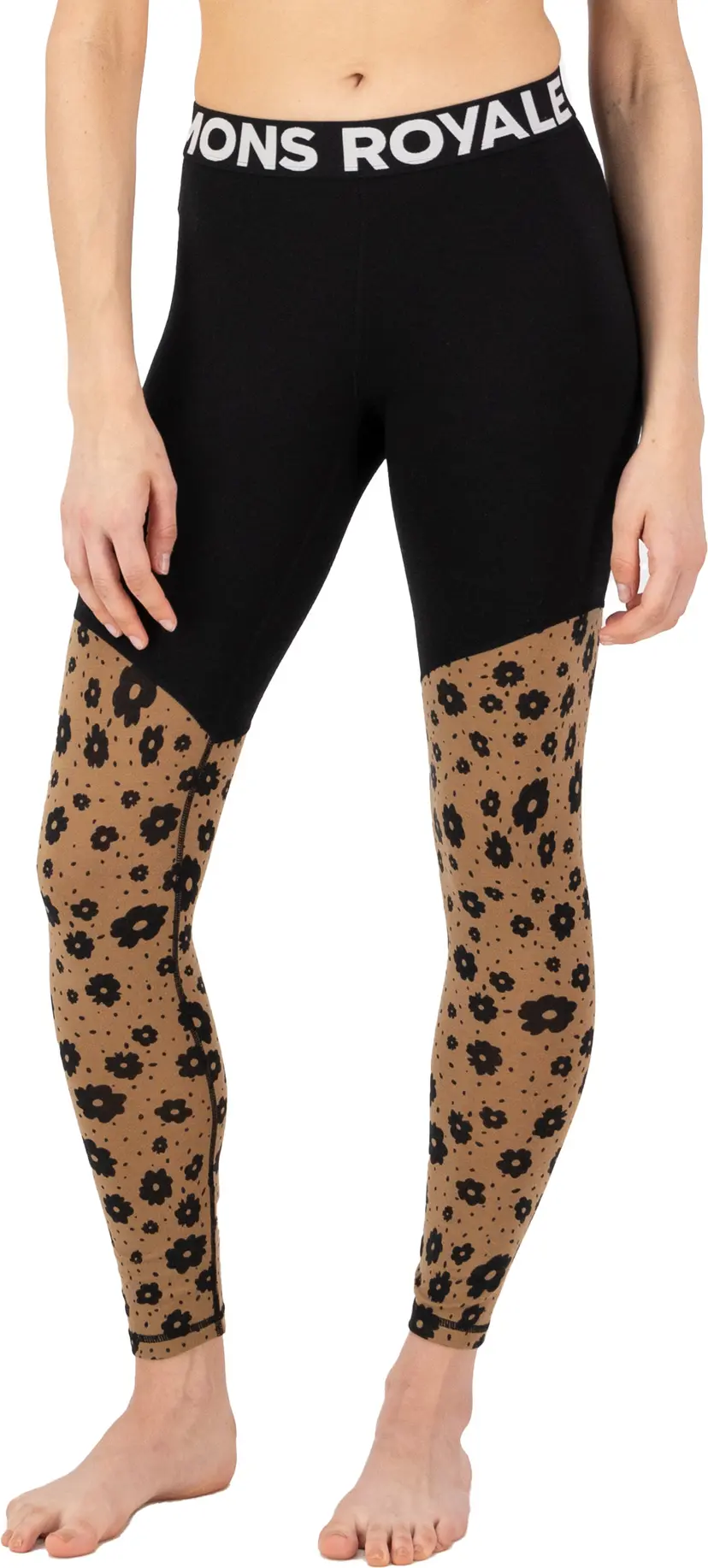 Mons Royale Mons Royale Women's Cascade Merino Flex 200 Legging Aoraki Lily Toffee