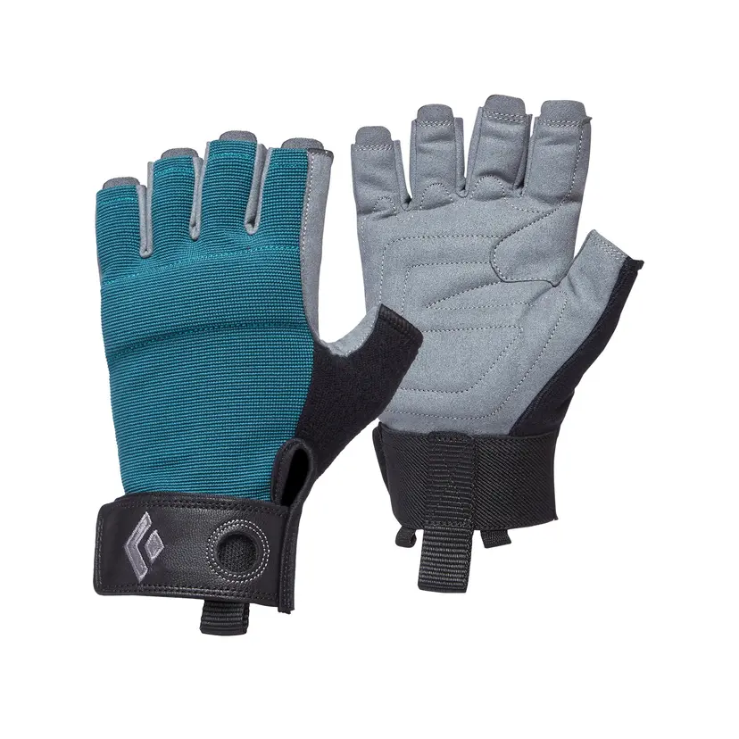 Black Diamond Black Diamond Women's Crag Half-Finger Gloves Raging Sea