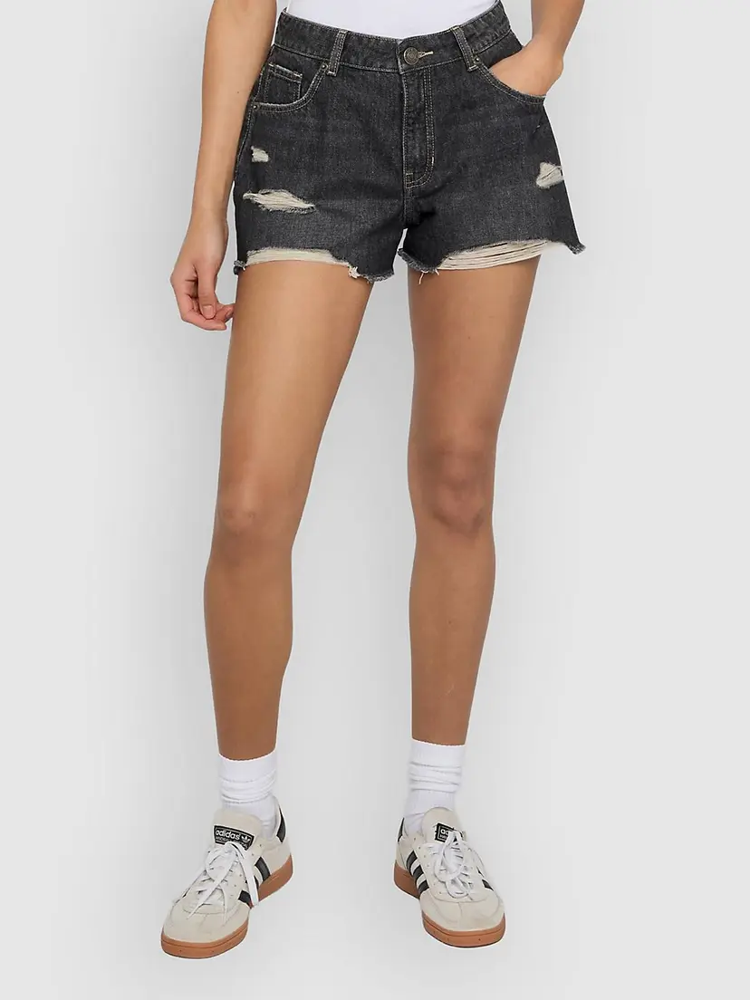 Urban Classics Urban Classics Destroyed Denim Shorts svart