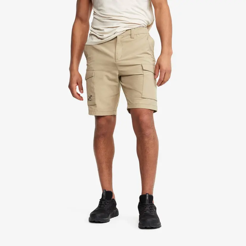 RevolutionRace Adventure Cargo Stretch Shorts Herre Khaki