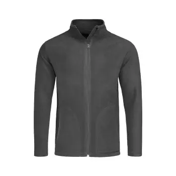 Stedman Stedman Active Fleece Jacket For Men Grå polyester XX-Large Herre