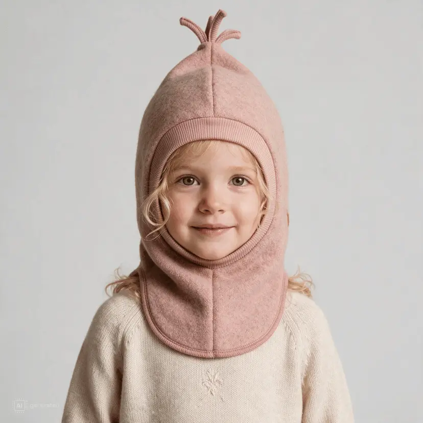 Hust and Claire Hust and Claire - Balaklava Ull Feo Ash Rose