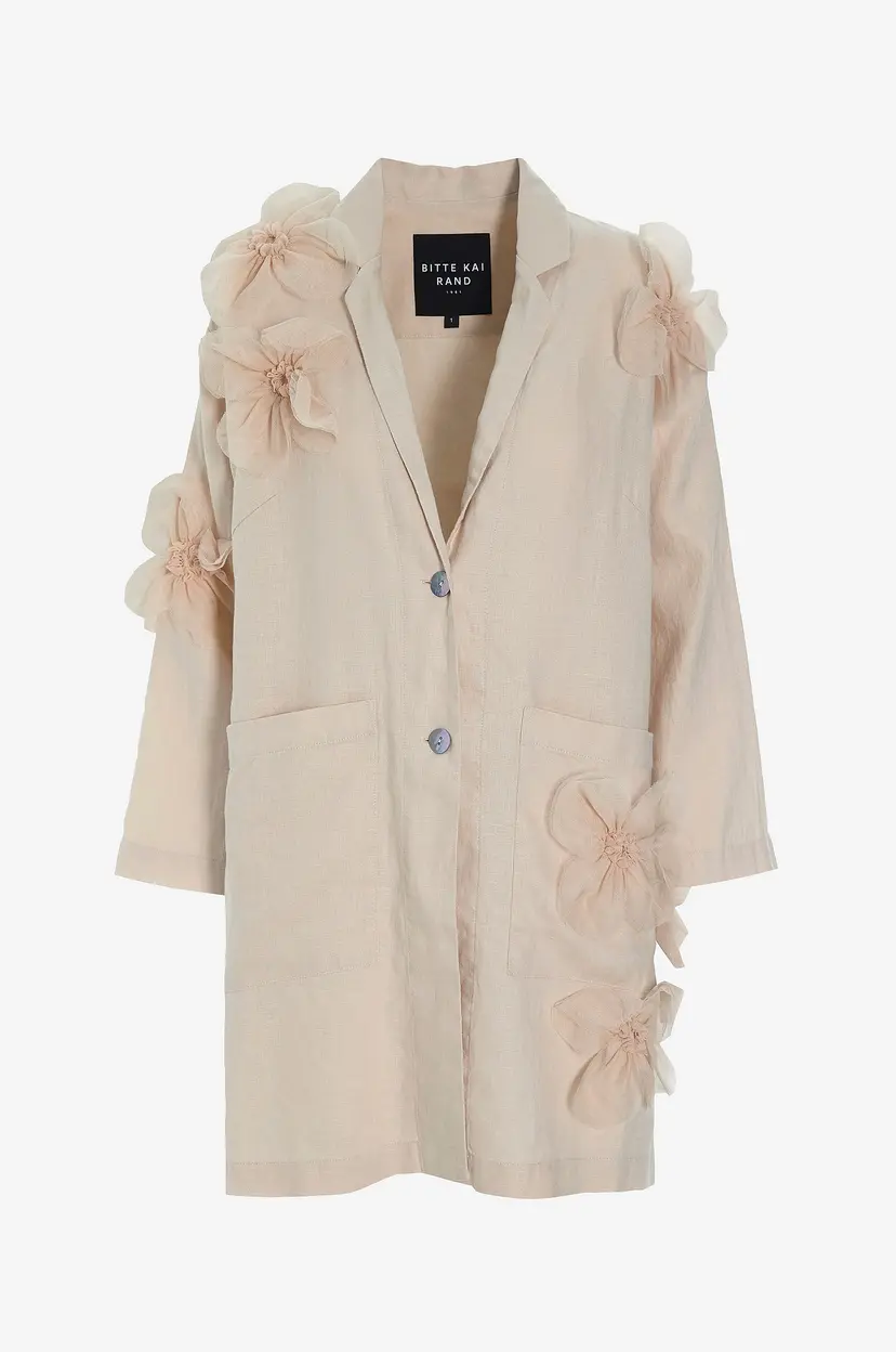 Bitte Kai Rand Lin jakke Lazy - Beige