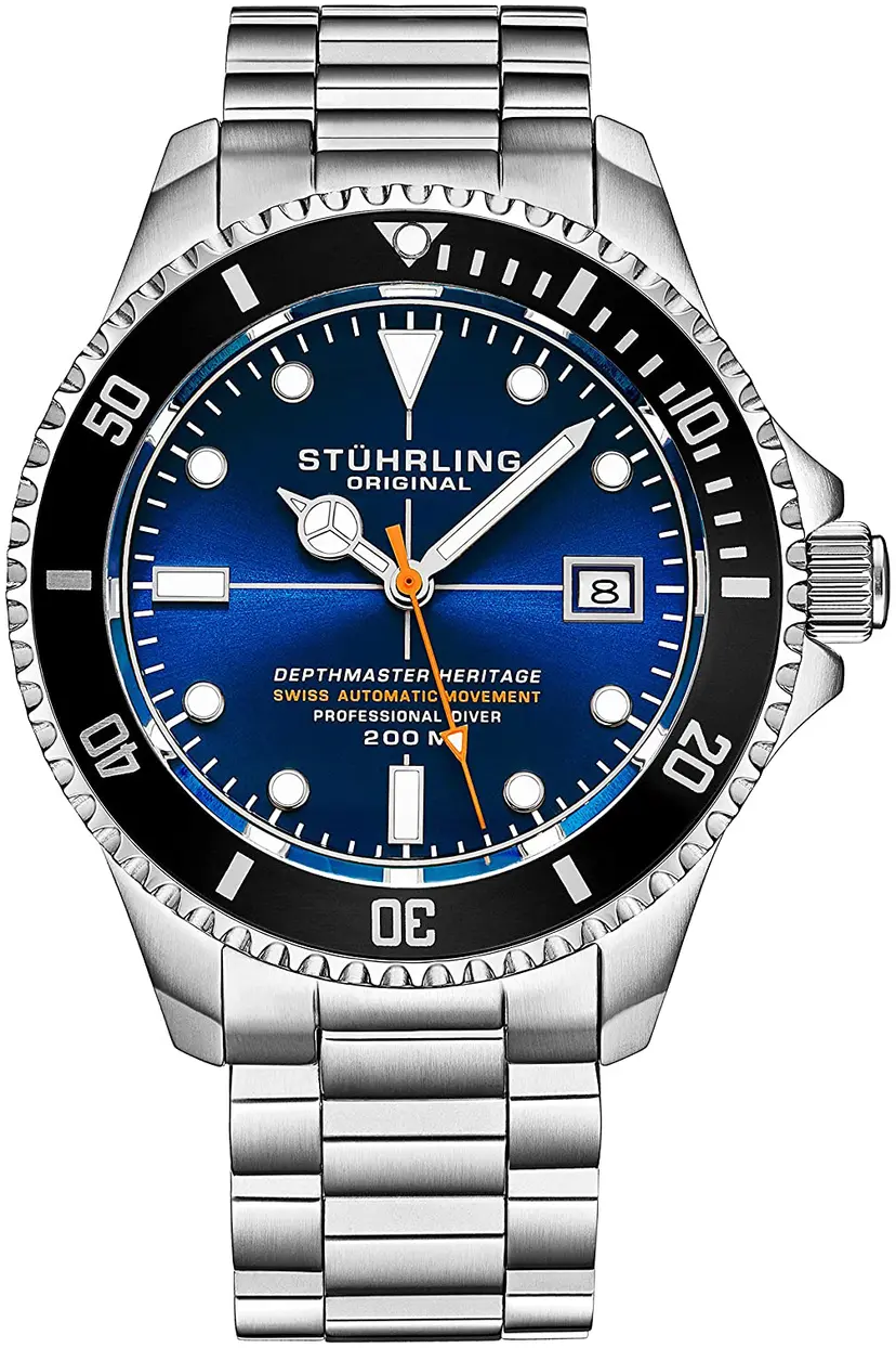 Stührling Original Stührling Original Herreklokke 883H.03 Depthmaster Heritage