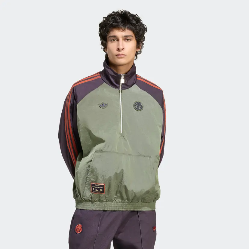 Adidas FC Bayern Terrace Icons Half-Zip Jakke