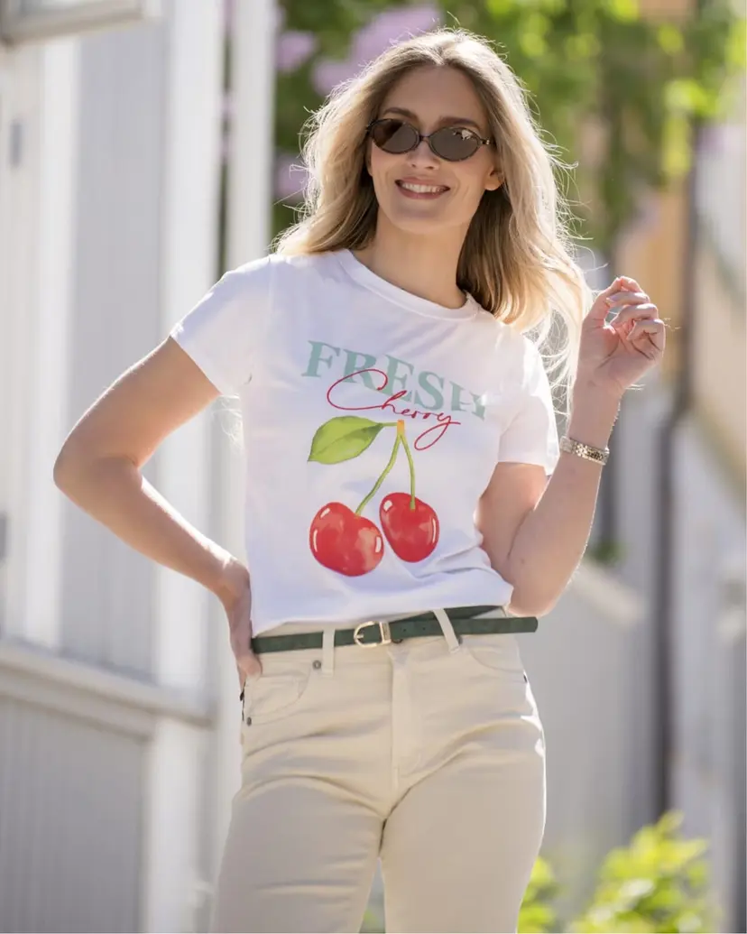 Floyd T-skjorte Dina Cherry