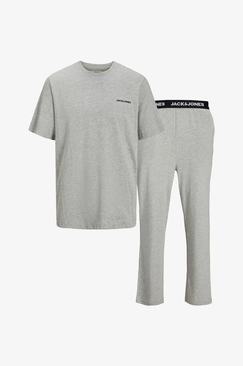 Jack & Jones Junior Sett jacEverest SS Tee And Pants W J - Grå