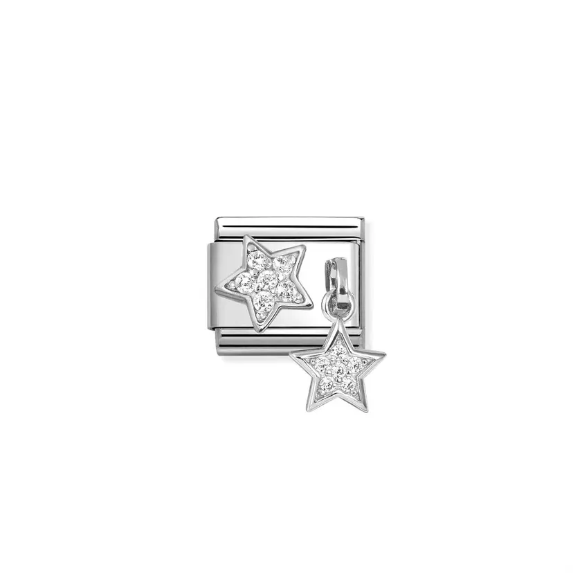 Nomination Star And Star Charm