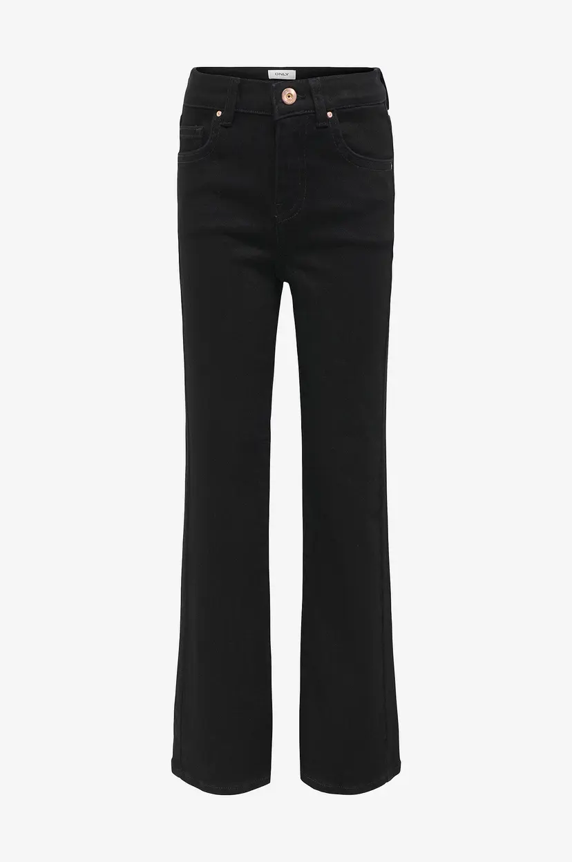 Kids Only Jeans kogJuicy Wide Leg Dnm Cro588 - Svart