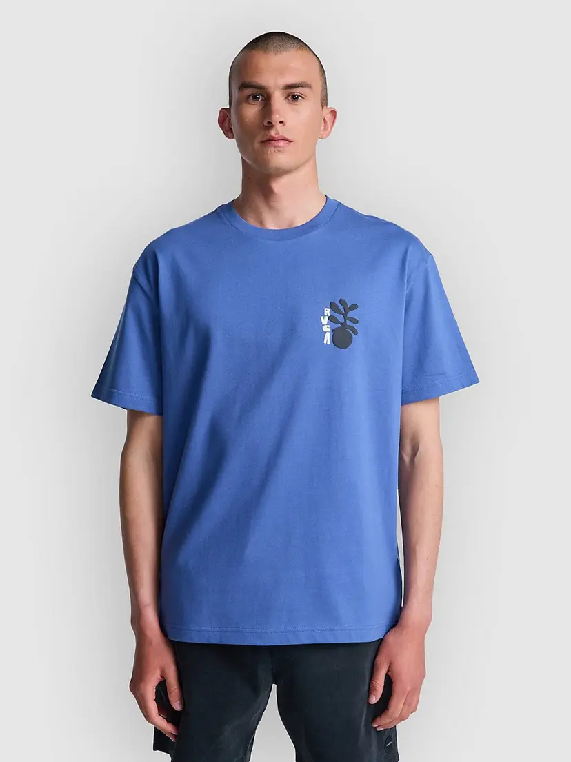 RVCA RVCA Cut Out T-skjorte blå