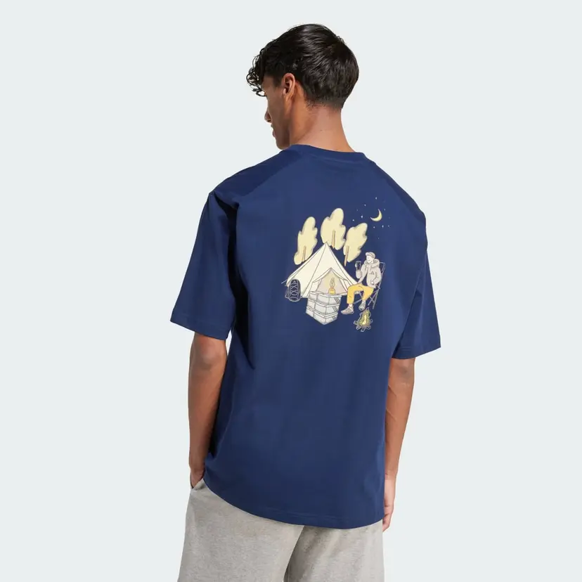 Adidas Codes Doodle Camp Graphic T-Shirt