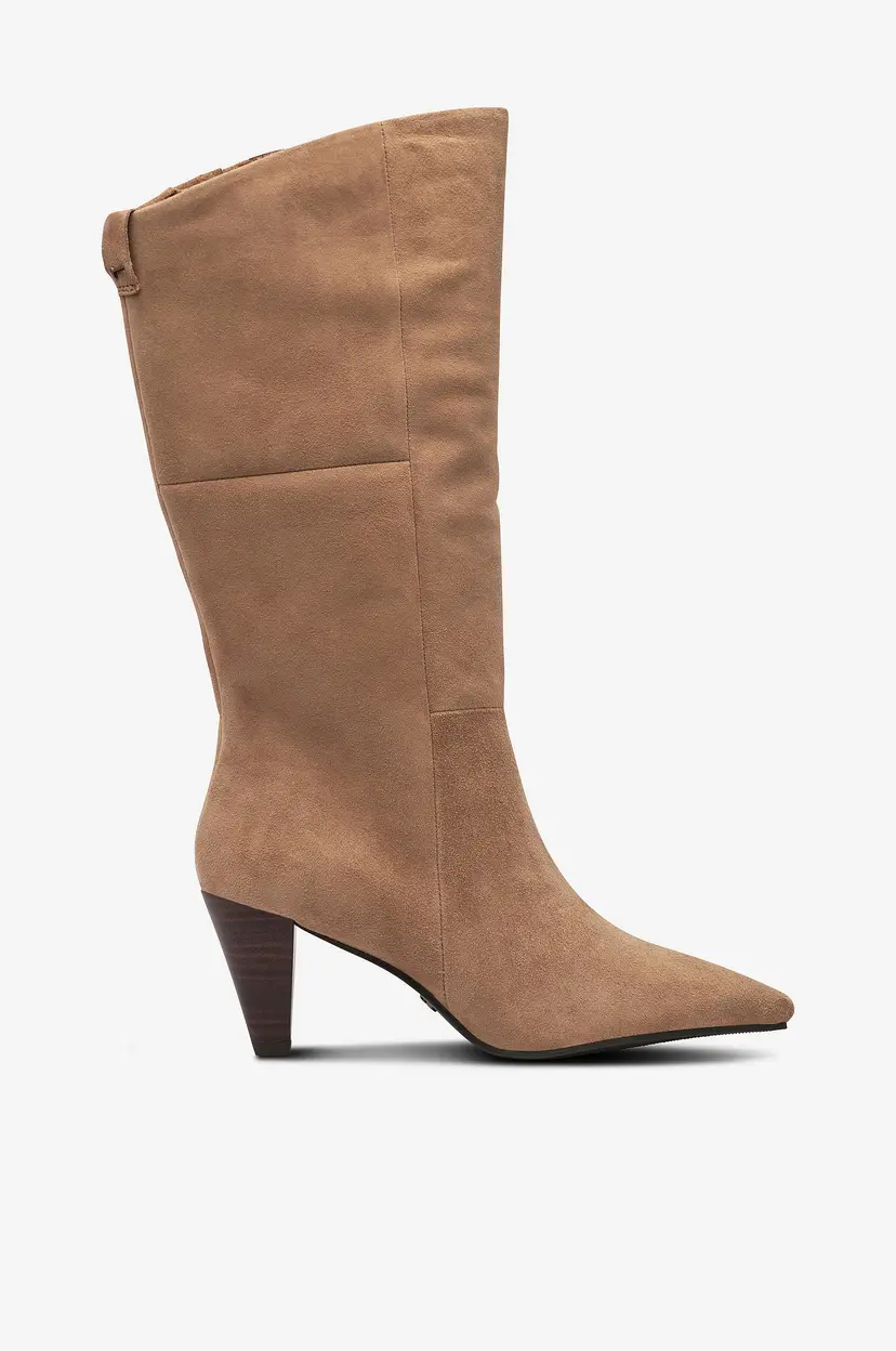 Tamaris Støvler Tall Suede - Beige