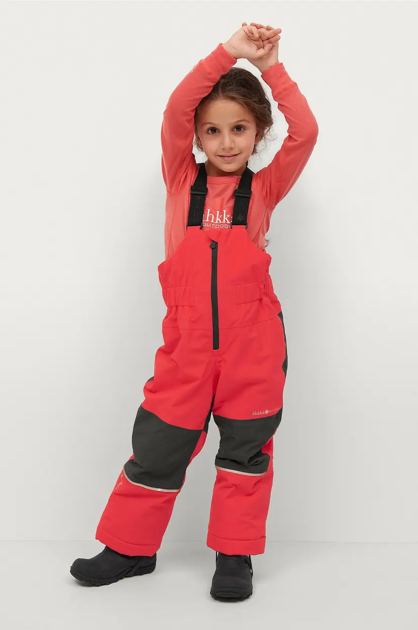 Áhkká Skibukse Bib Skipant Kid - Rosa