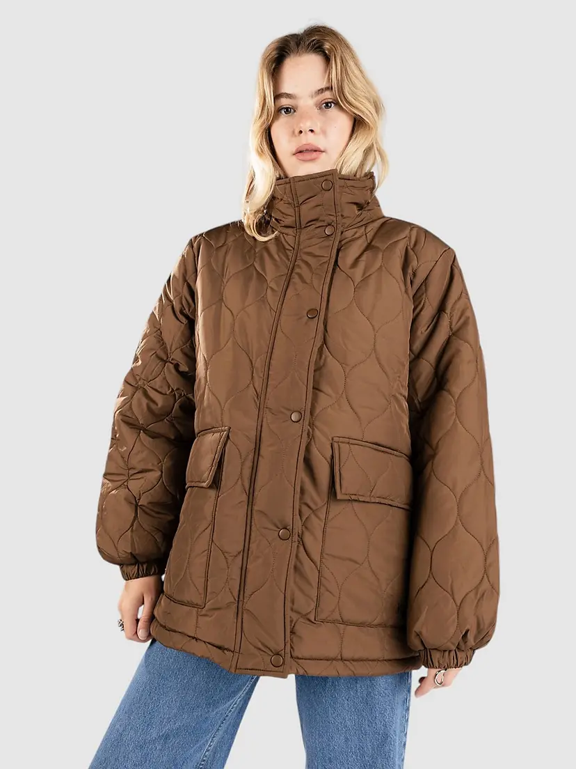 Misfit Shapes Misfit Shapes Duplis Puffa Jakke brun