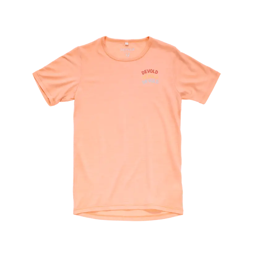 Devold Devold - Active Legacy T-skjorte Junior - Size 10 - Oransje