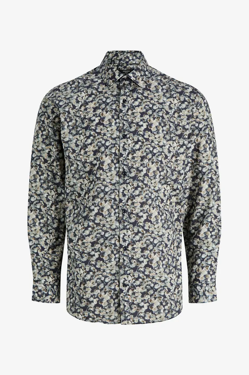 Jack & Jones Skjorte Jprblaparker Print L/S Shirt - Beige
