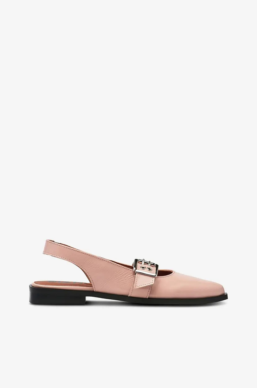 Bianco Slingbackser biaVictoria Single Buckle - Rosa