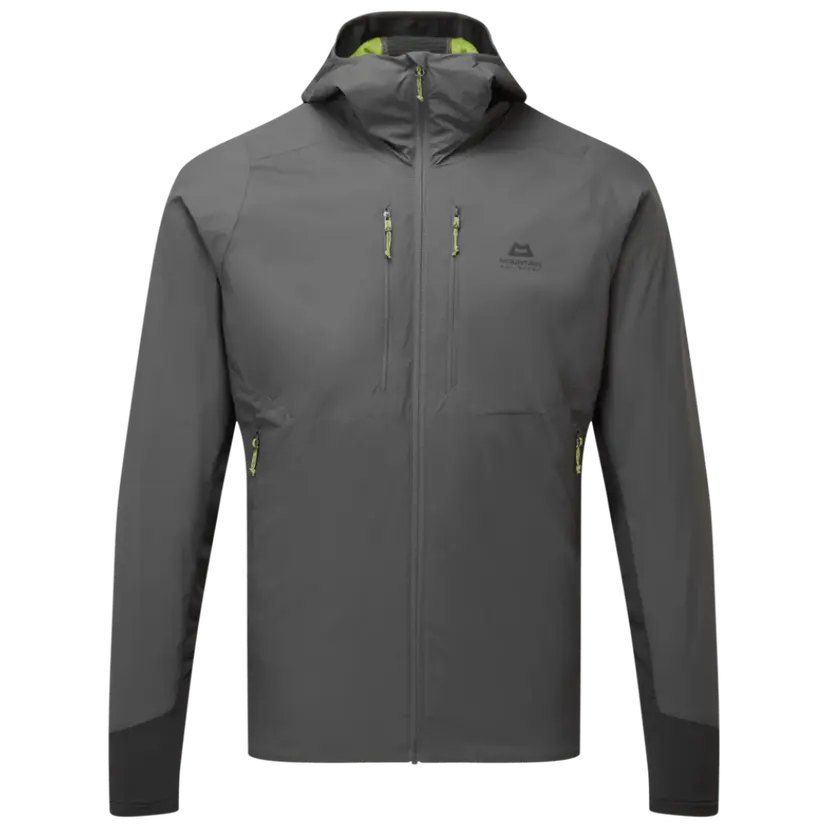Mountain Equipment Mountain Equipment Switch Pro Hooded Mens Jacket Anvil Grey