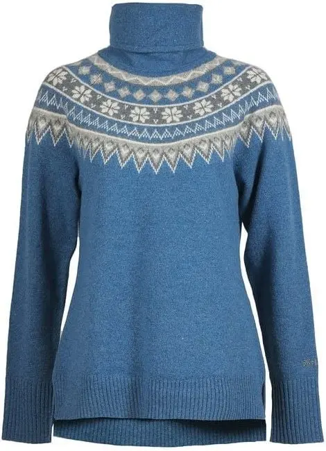 SKHOOP Skhoop Scandinavian Roll Neck Blue Denim