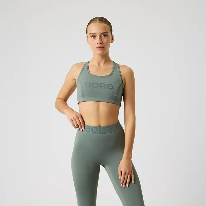 Björn Borg Mid Support Sports‑BH Grønn