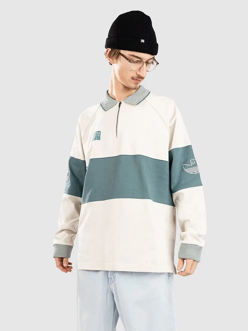 adidas Skateboarding adidas Skateboarding Shmoo H Rugby Langermet T-skjorte
