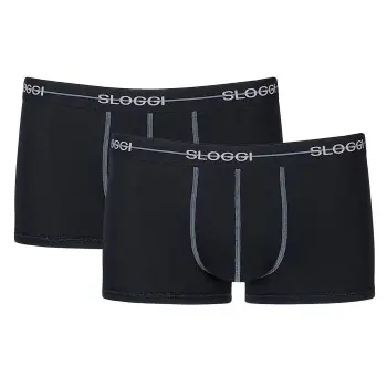 Sloggi Sloggi 2P For Men Start Hip Svart bomull Large Herre