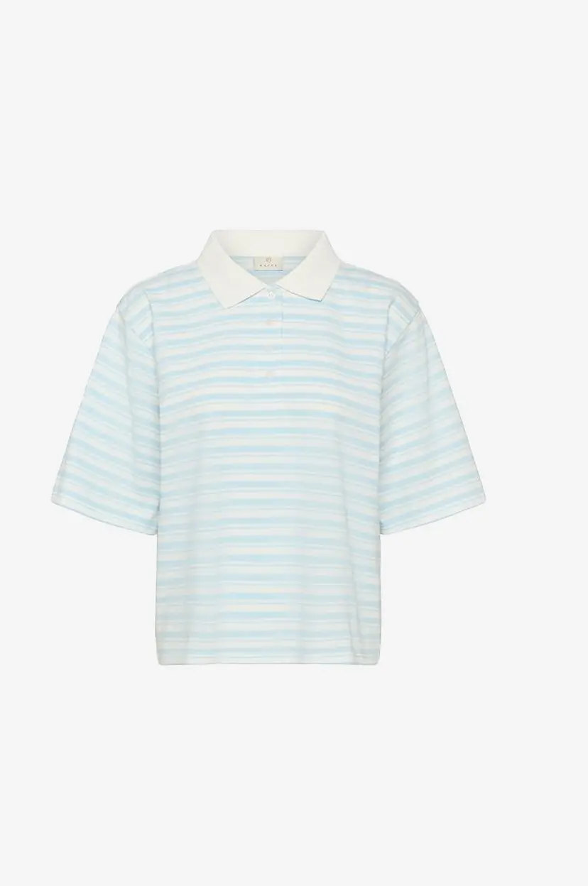 Kaffe Pologenser kaMiala Polo T-shirt - Hvit