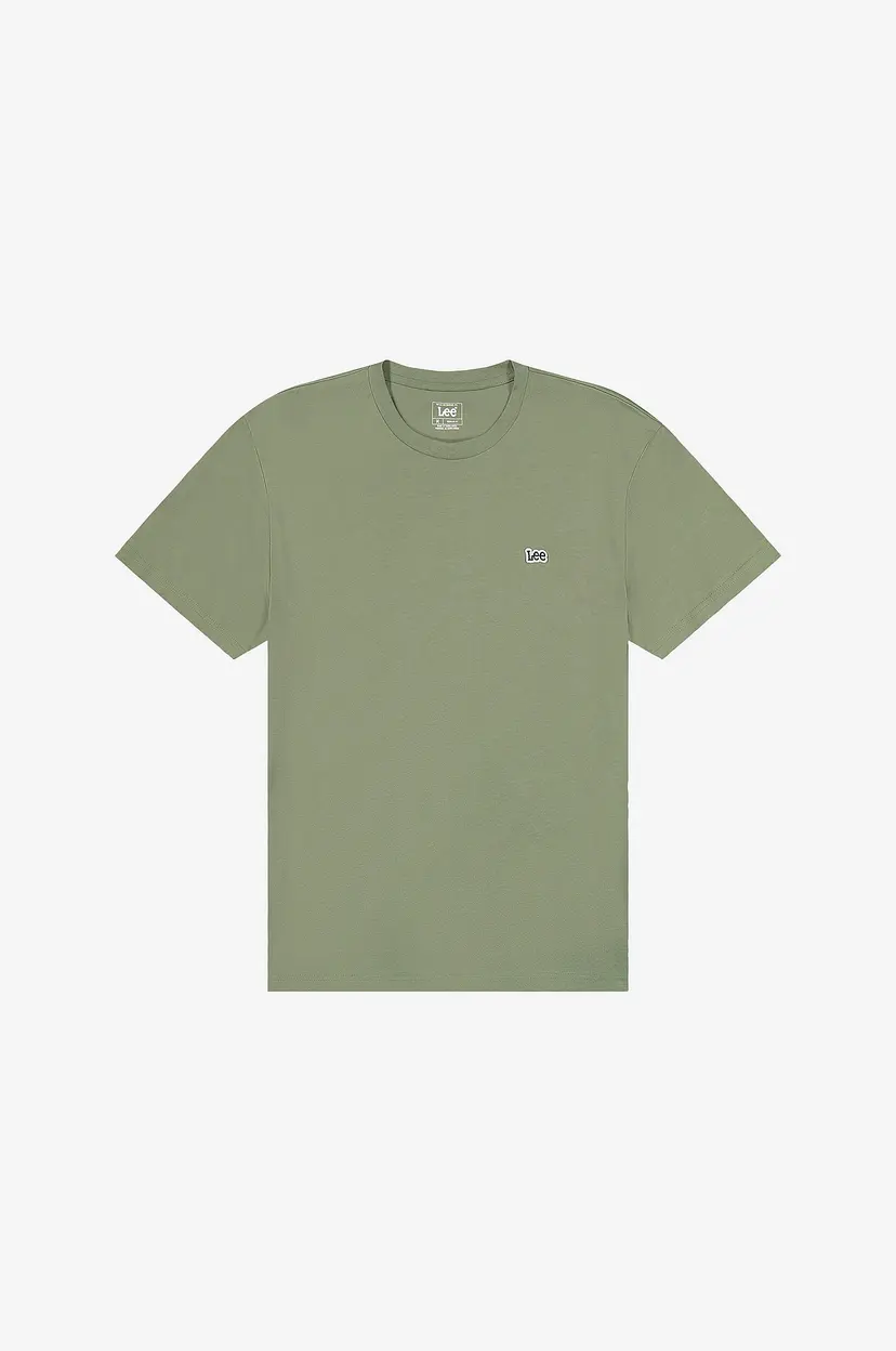 Lee T-skjorte SS Patch Logo Tee - Grønn