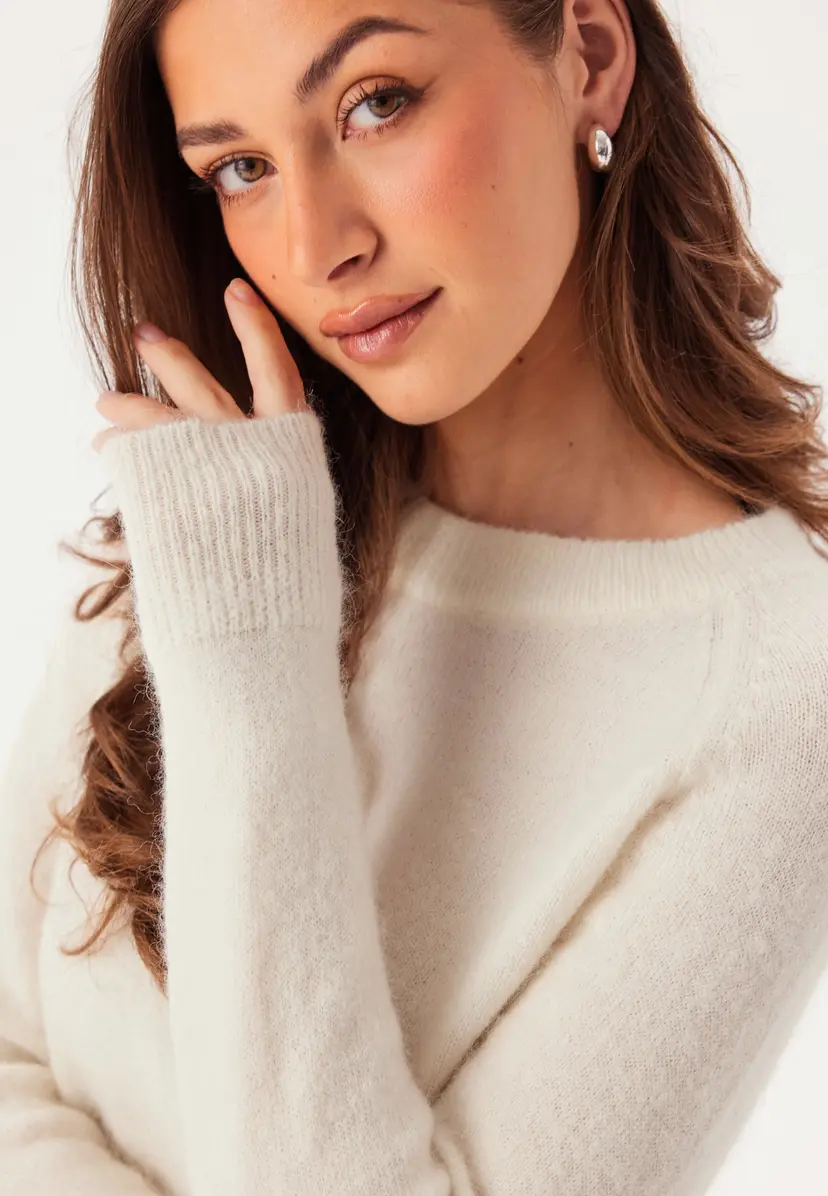 Selected Slflulu LS Knit O-Neck
